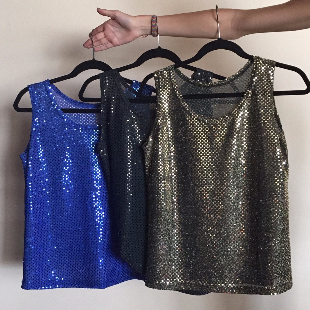 Bundle of Sparkly Party Tops